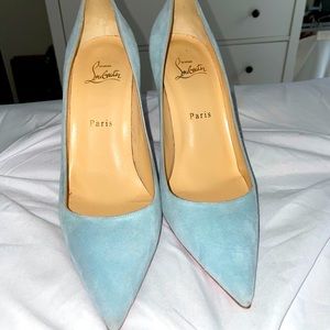 Christian Louboutin Pigalle (Powder Blue) Sz 39